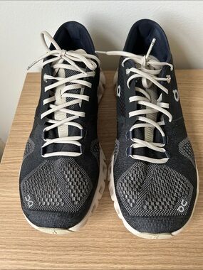 On Running Women’s Cloud X Black/Pearl Sneakers Size 8.5